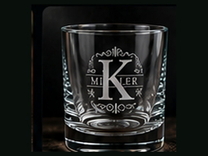Laser engraved Glass