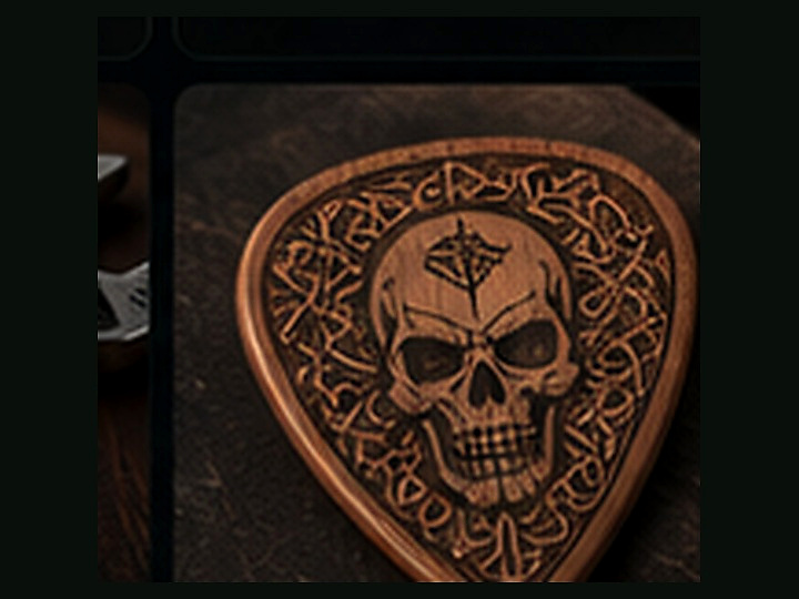 Laser engraved Guitar Picks