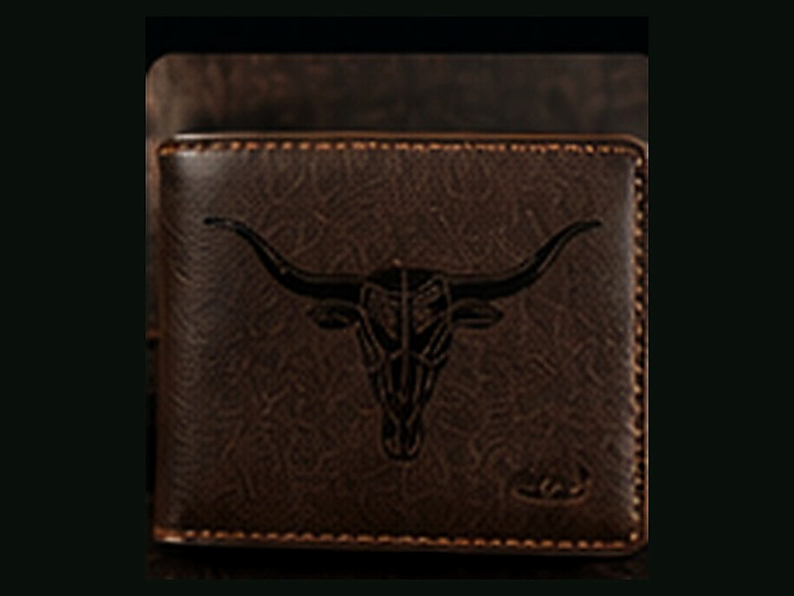 Laser engraved Leather