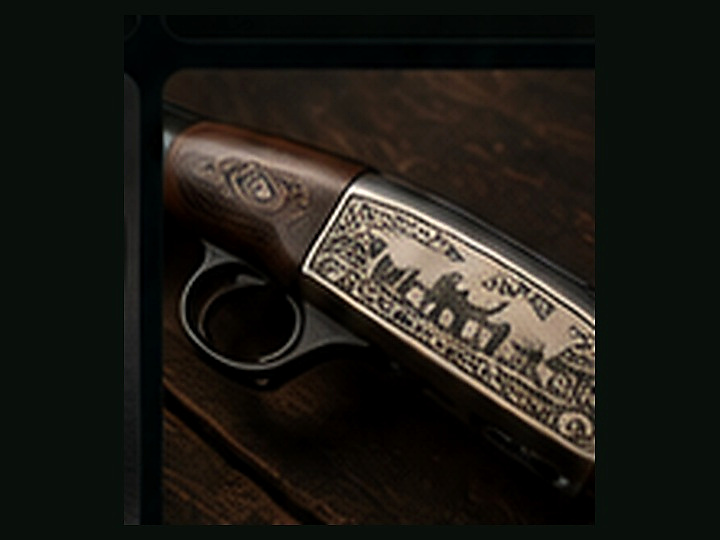 Laser engraved Shotguns